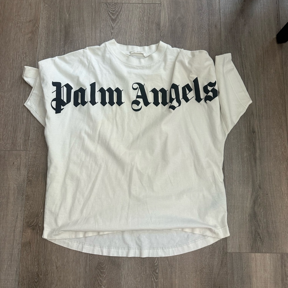 Palm Angels Cream T-Shirt